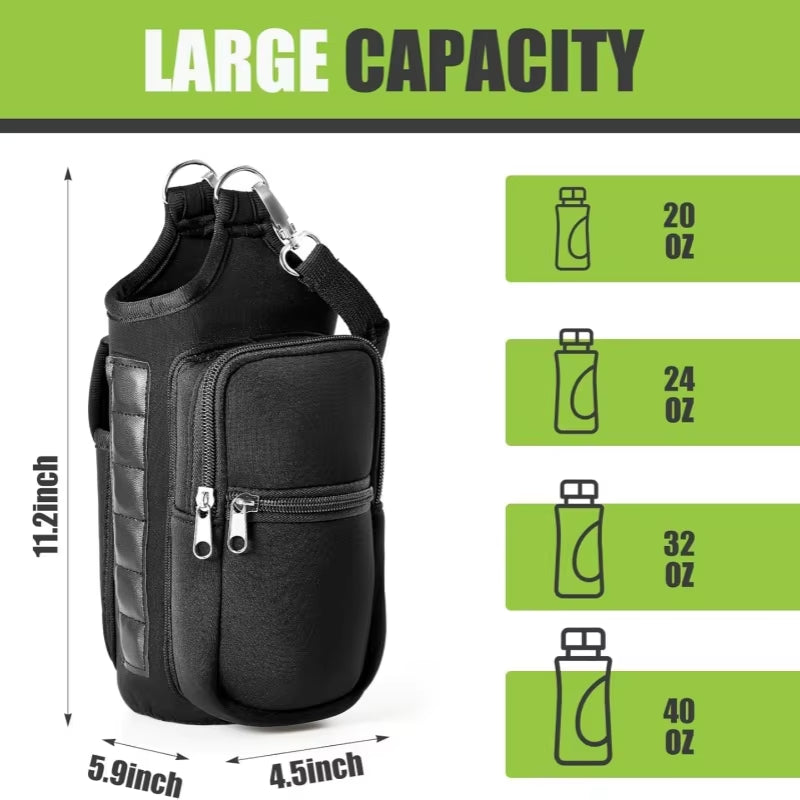 Magnetic water bottle holder, magnet detail