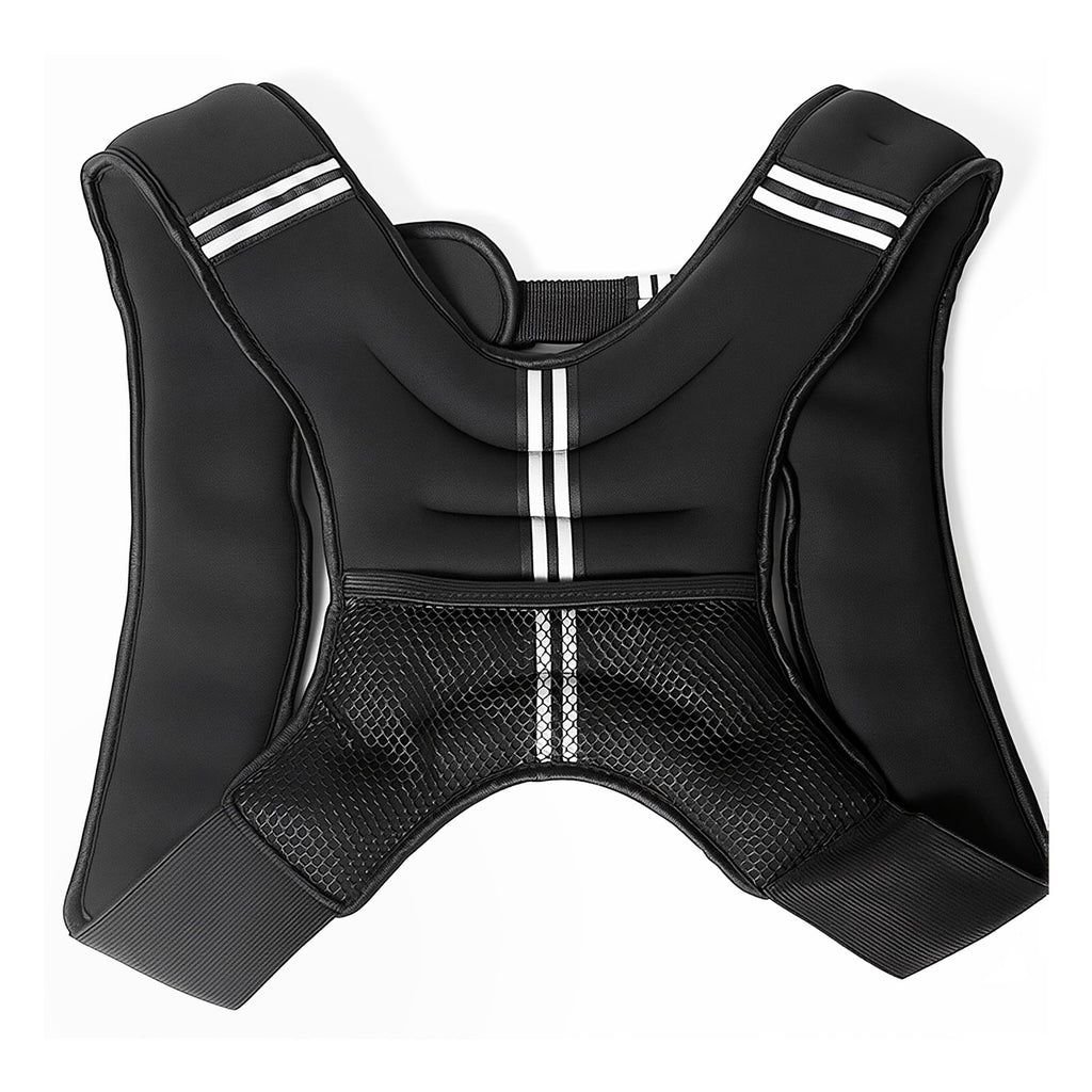 Weighted Vest for Fitness, 6Lb with Reflective Strips, Ideal for Men & Women, Strength Training, Running, Muscle Building & Weight Loss