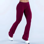 Sports Flared Leggings Seamless Women Yoga Pants Scrunch Butt Lift Tummy Control Fitness Gym Workout Leggings