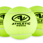 Tennis balls, felt texture close-up