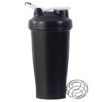 Portable 1Pc Protein Shaker 600Ml Fitness Bottle with Wire Whisk Ball for Fitness Enthusiasts Athletes Perfect for Outdoor Gym