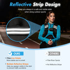 Weighted Vest for Fitness, 6Lb with Reflective Strips, Ideal for Men & Women, Strength Training, Running, Muscle Building & Weight Loss