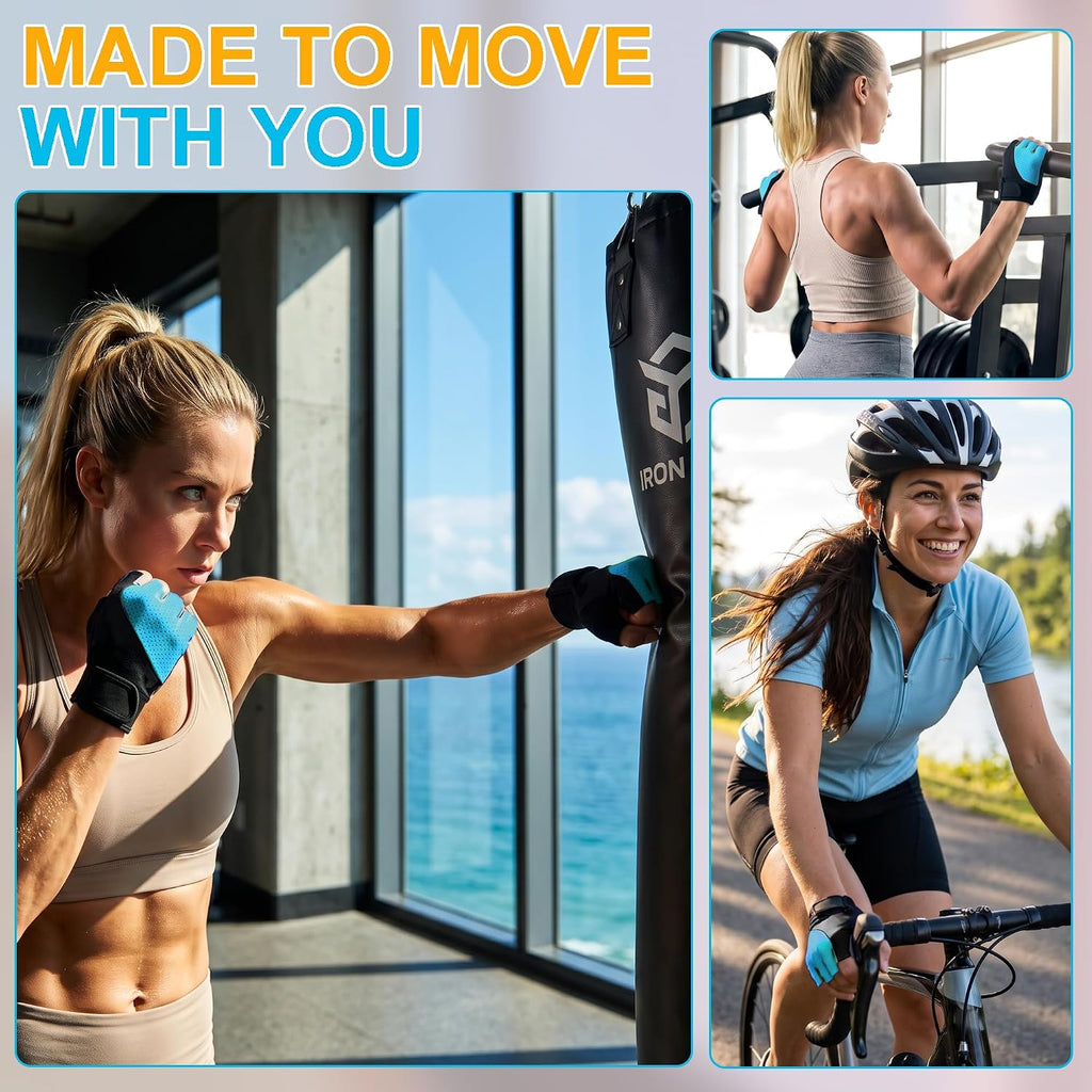 Workout gloves, color options