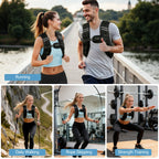 Weighted Vest for Fitness, 6Lb with Reflective Strips, Ideal for Men & Women, Strength Training, Running, Muscle Building & Weight Loss