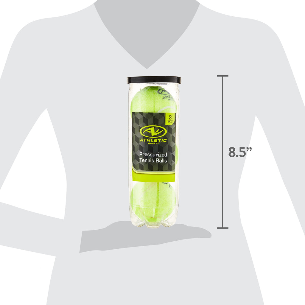 Tennis balls, full pack contents