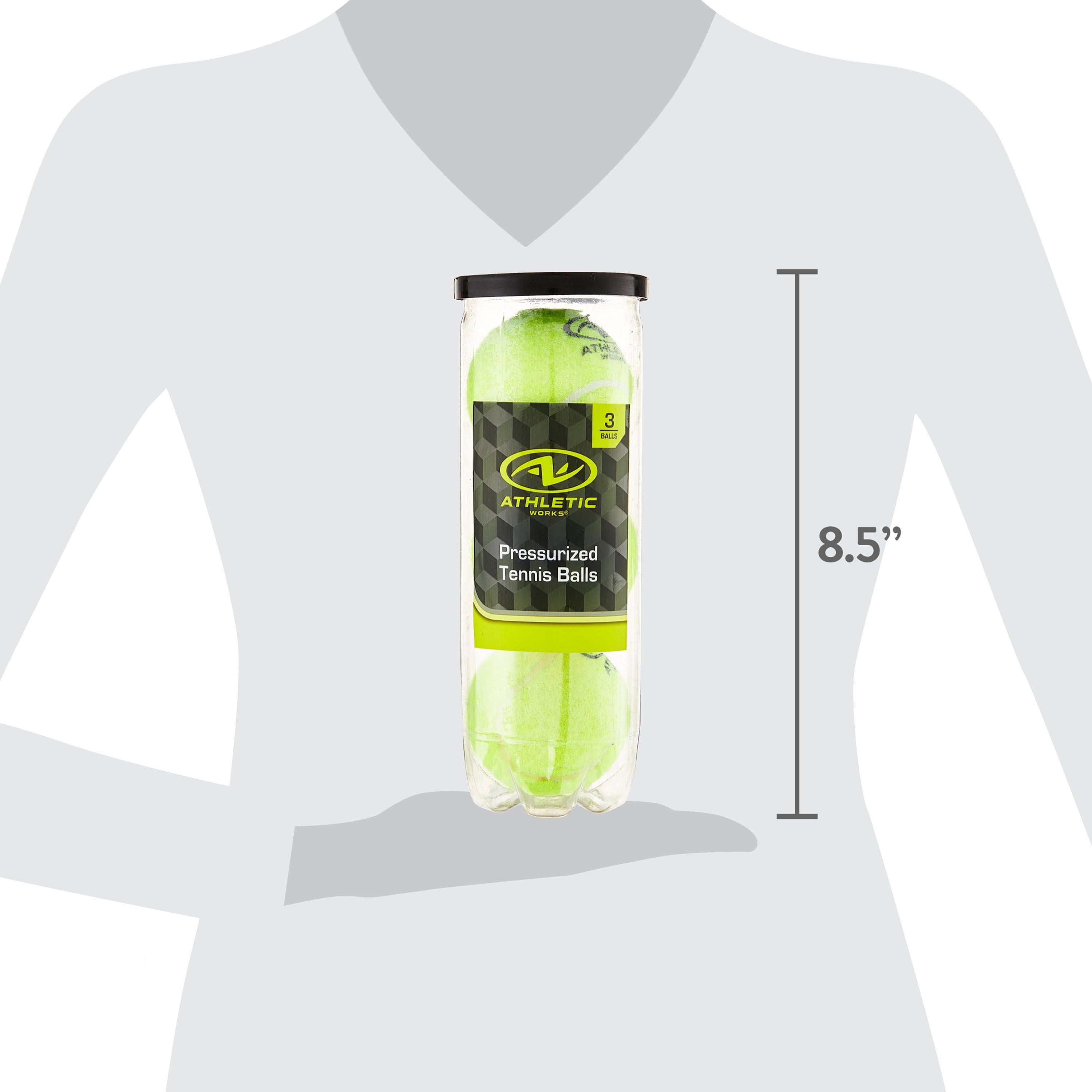 Tennis balls, full pack contents
