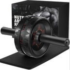 AB Roller Wheel - Ab Roller for Abdominal Workout and Core Strength Training, Portable Ab Wheel Roller Exercise for Men Women Fitness Lover, No Noise Ab Wheels with Thick Knee Pad for Home Gym &Travel