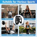 Weighted Vest for Fitness, 6Lb with Reflective Strips, Ideal for Men & Women, Strength Training, Running, Muscle Building & Weight Loss