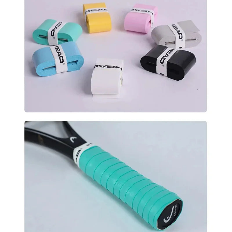 60Pcs Universal Sweatbands Overgrip Anti-Slip Tennis Racket Padel Shock Absorption Badminton Grips Slingshot Tennis Racket